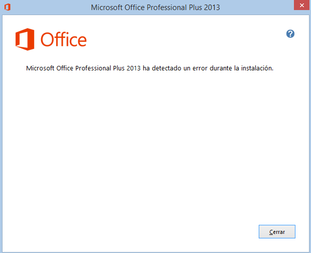 Error de instalacion Office 2013 - Microsoft Community