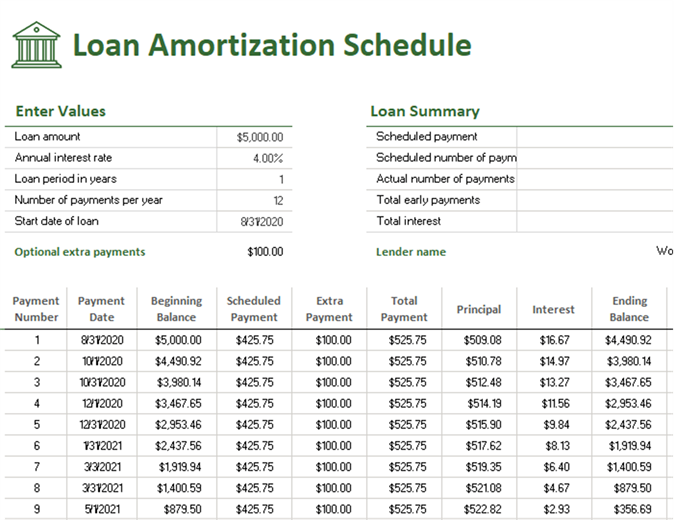 one-cell-in-loan-amortization-schedule-not-changing-microsoft-community