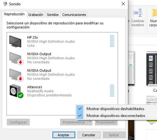 Nvidia high definition audio no conectado hot sale