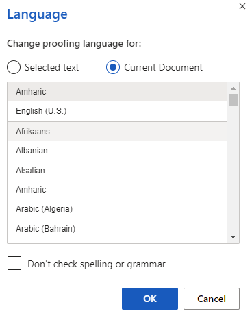 I can't change Microsoft word language from French to English when i ...