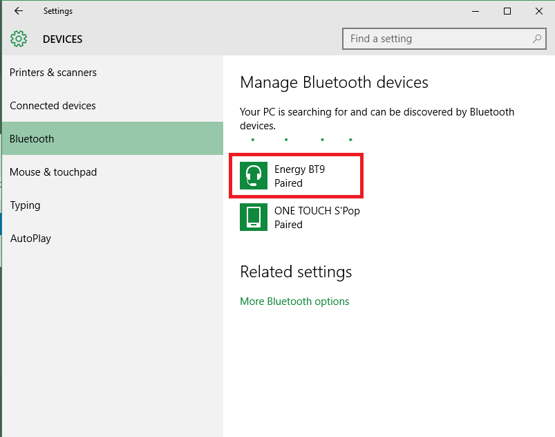 Connect windows 10 to bluetooth online headphones