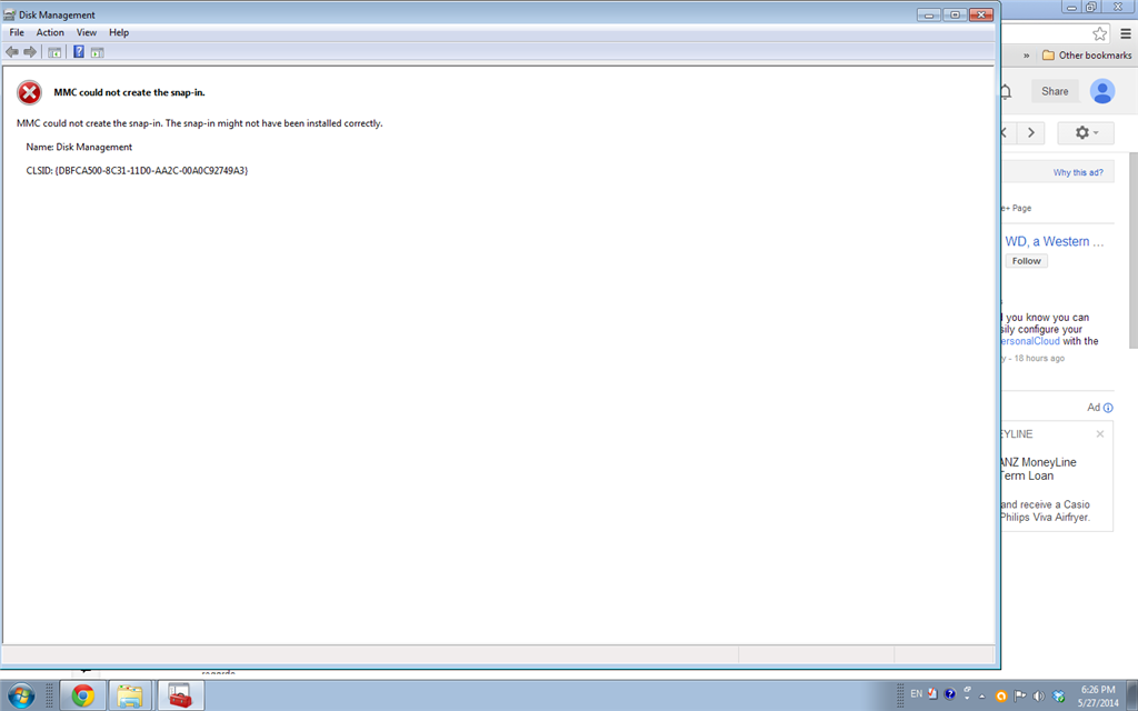 Disk Management Snap-in unable to initialize in console - Microsoft ...