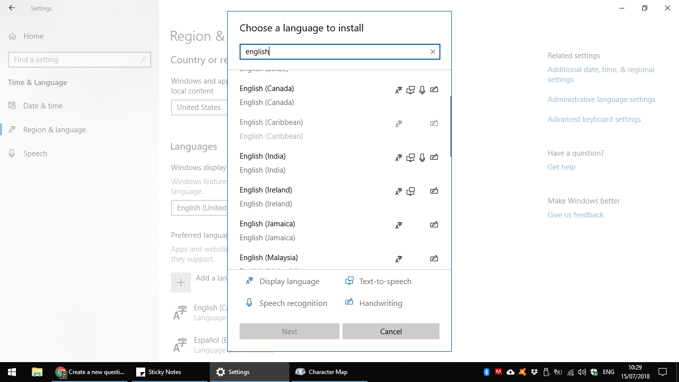 Why Has English International Keyboard Setting Has Microsoft Community