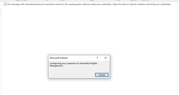 Microsoft Encrypted Restricted Permission Messages Deliver Phishing