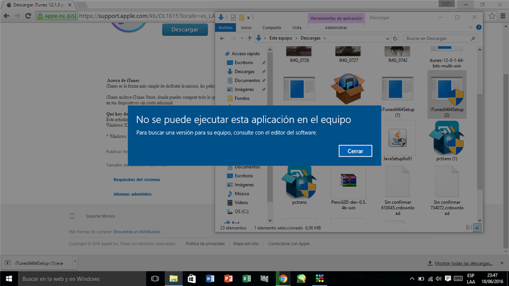 Windows 10 No Puedo Instalar Itunes Microsoft Community 2322