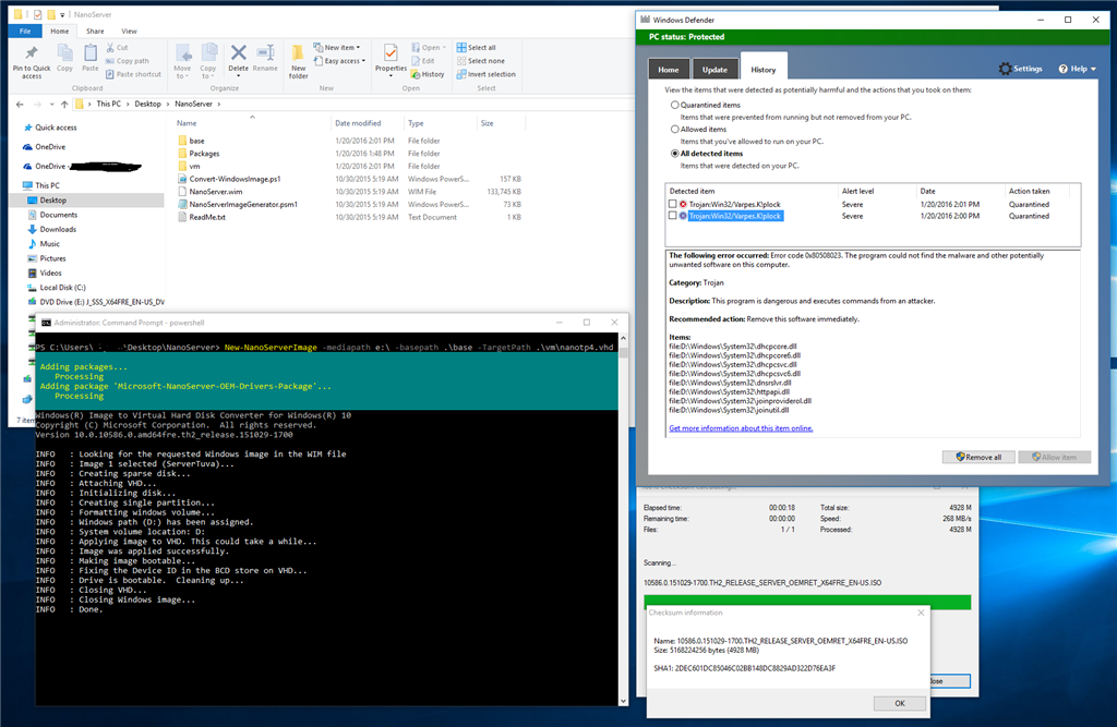 How to reset the Windows Defender signature database. - Microsoft Community