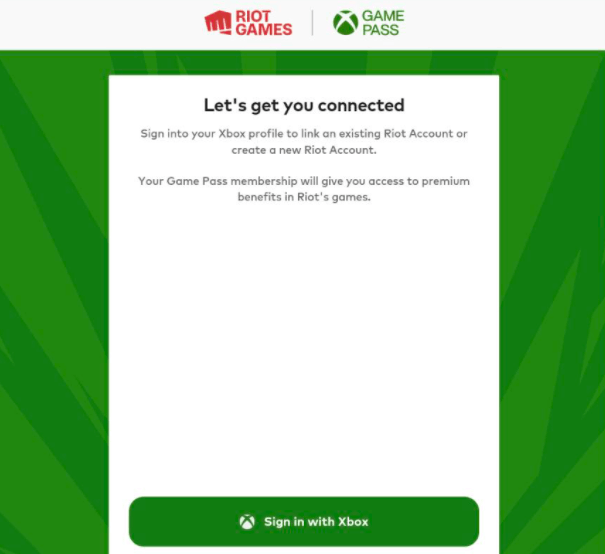 How to Link Your Riot and Xbox Game Pass Account
