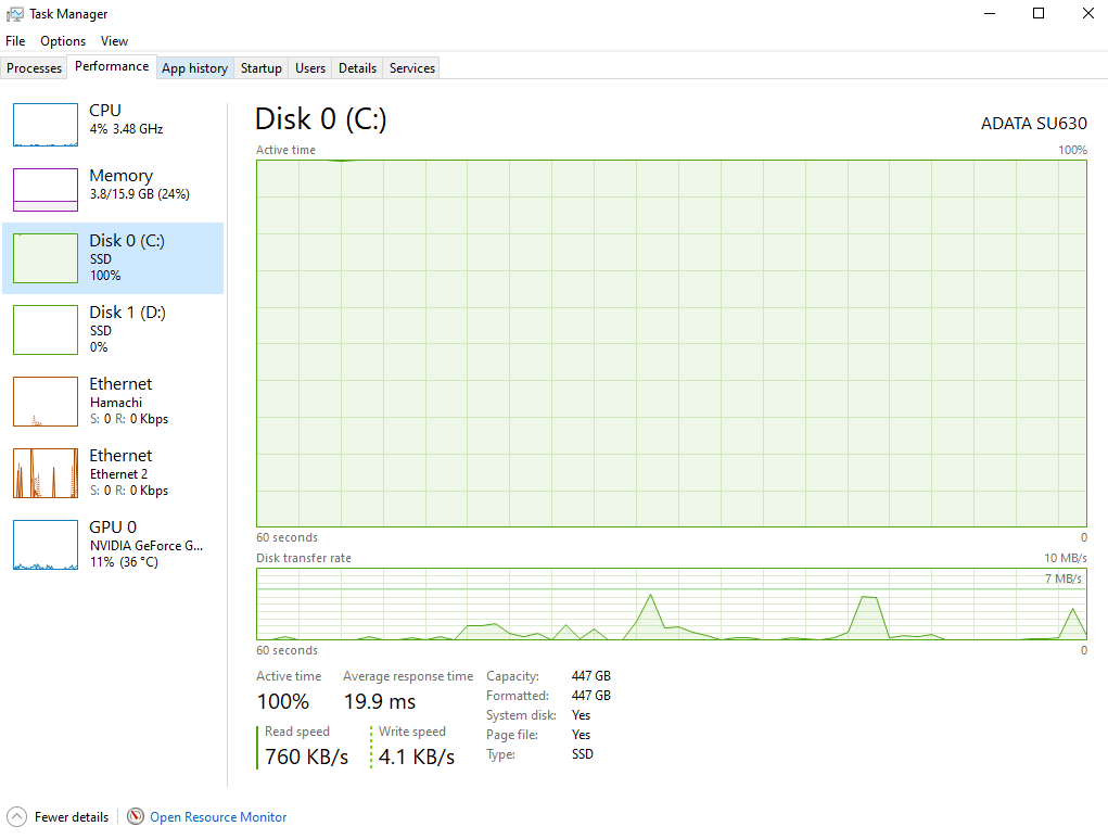 100% Disk Usage - Microsoft Community