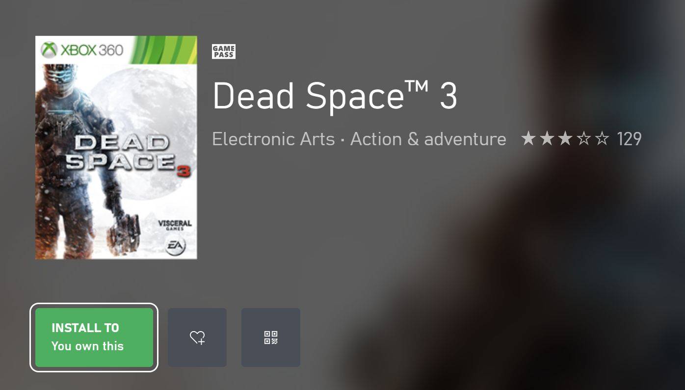 Dead space 3 xbox one deals x