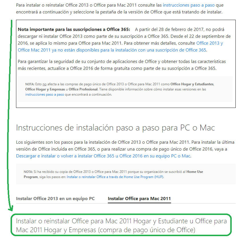 Office 2011 - Reinstalar. - Microsoft Community