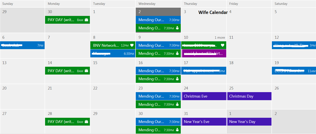 Outlook com calendar shared calendar events showing up as quot Private