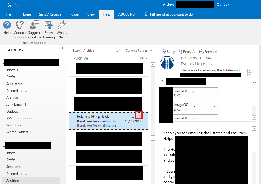 Outlook Envelope Icon