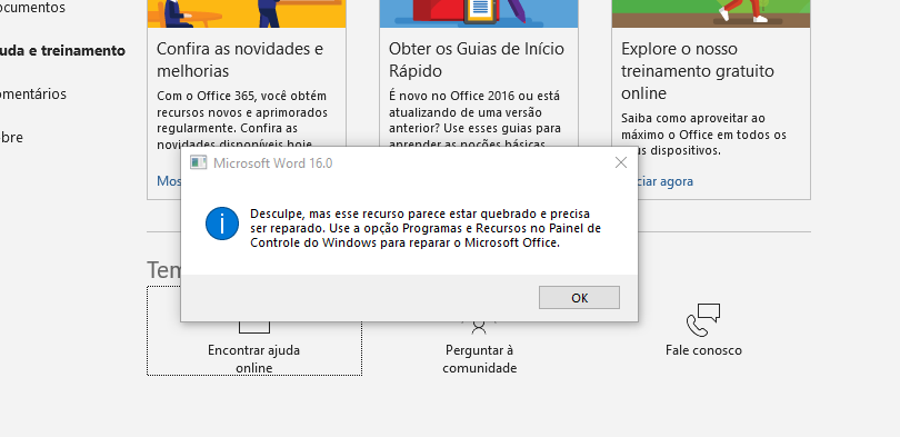 Erro Na Inicialização Do Word Microsoft Community 8610