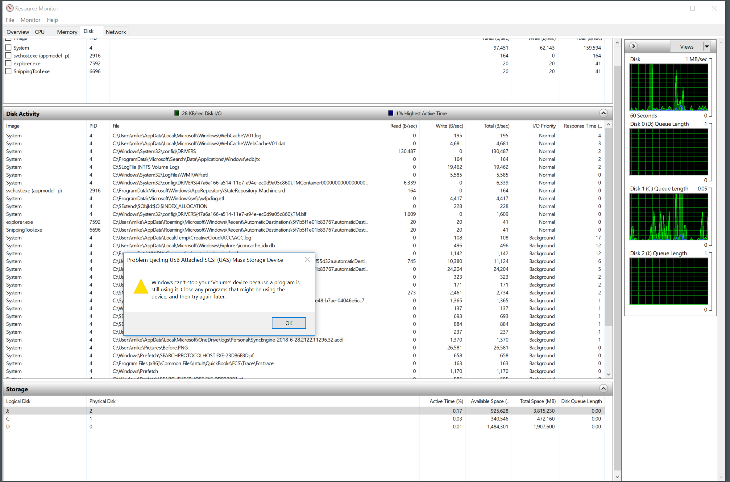 Windows Is Holding My Usb External Drives Hostage Will Not Allow Me Microsoft Community