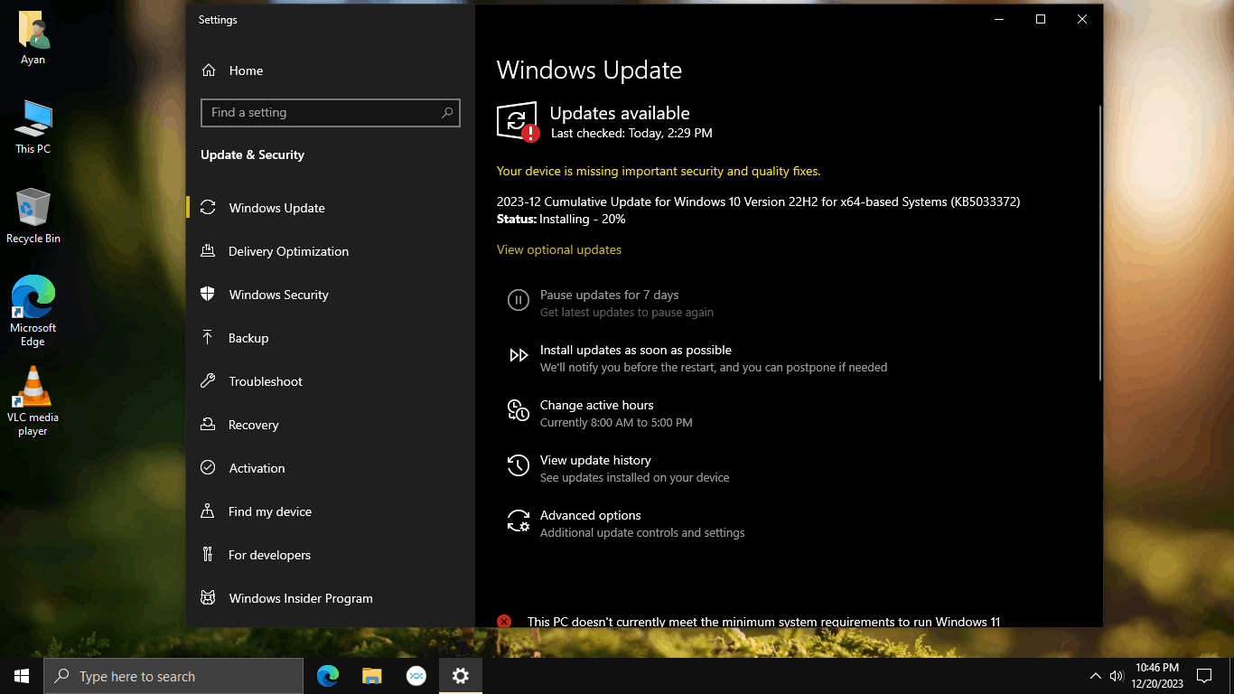 After this Windows 10 update It says Your device is missing some -  Microsoft Community