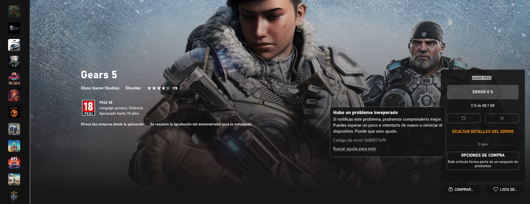 Estos son los requisitos para jugar Gears 5 en PC