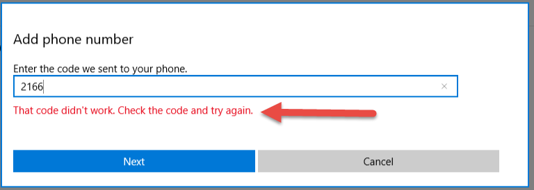 Codes don't work. It says its from a different region. - Microsoft