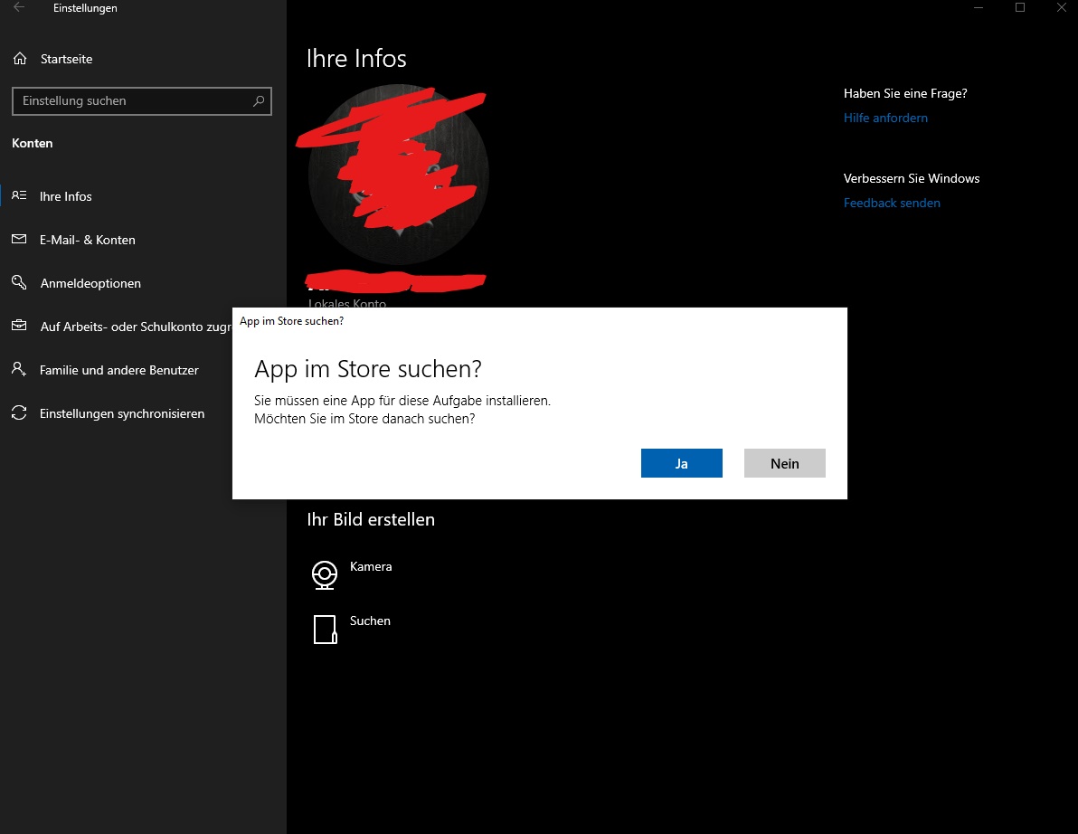 Anmeldung mit Microsoft-Konto unter Windows 10 nicht möglich