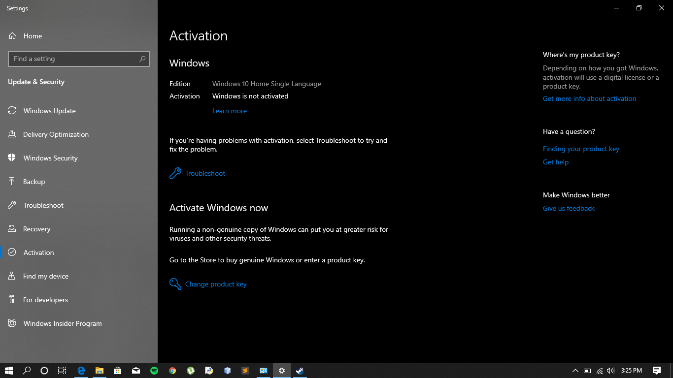 Windows is not Activated - Microsoft Community