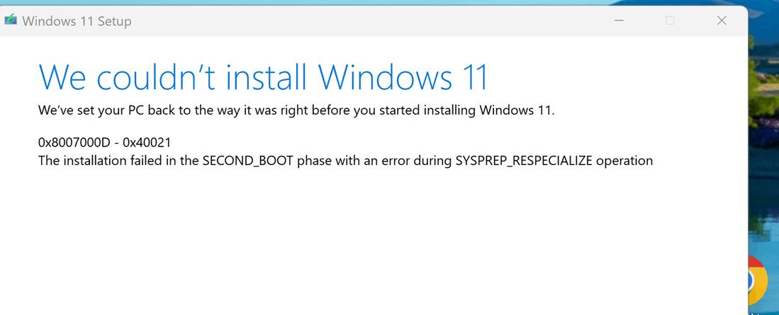 Windows 11 update failed 22H3 - Lenovo ThinkPad P1 Gen 4i - Microsoft  Community