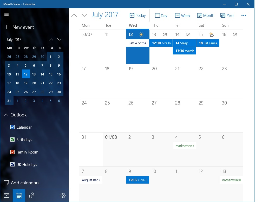 How to remove "Microsoft Account" from calendars? Microsoft Community