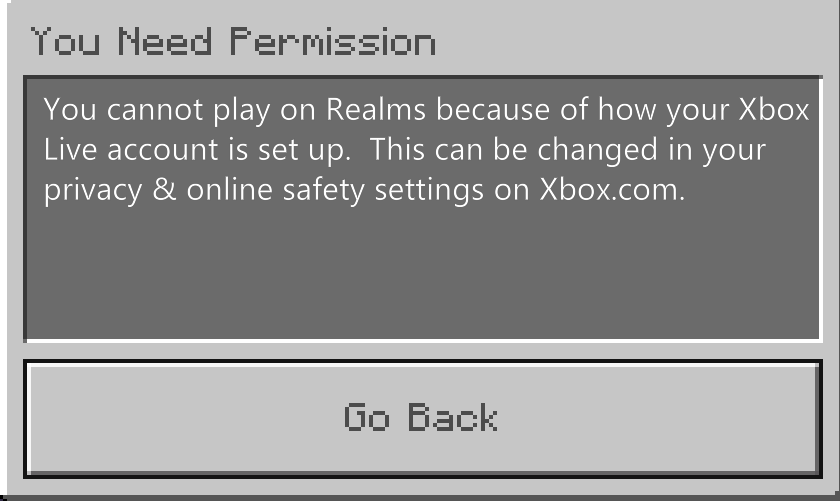 Unable to join Minecraft Realms - Microsoft Community