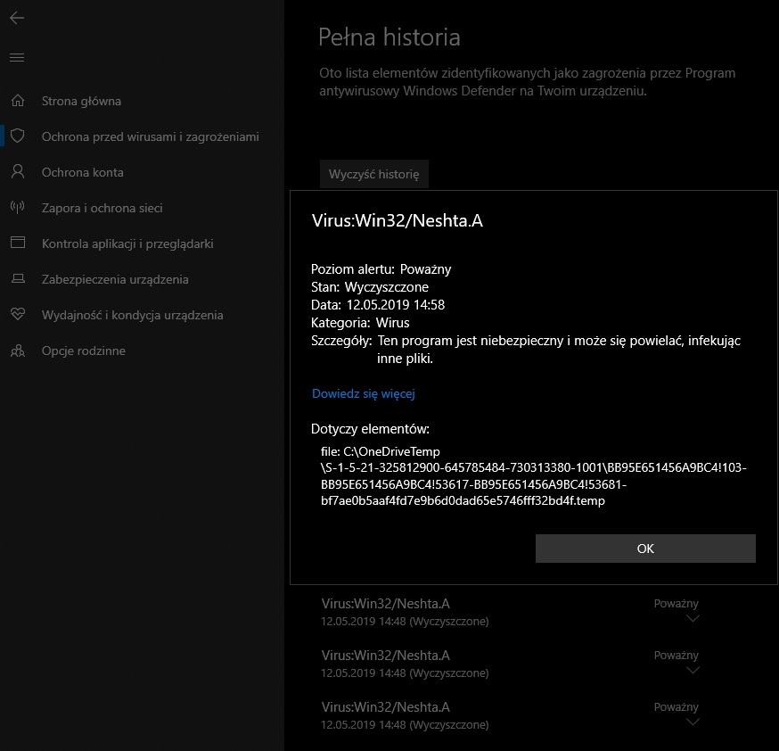 Windows Defender Usuwa Co Popadnie I Uniemożliwia Otwieranie.