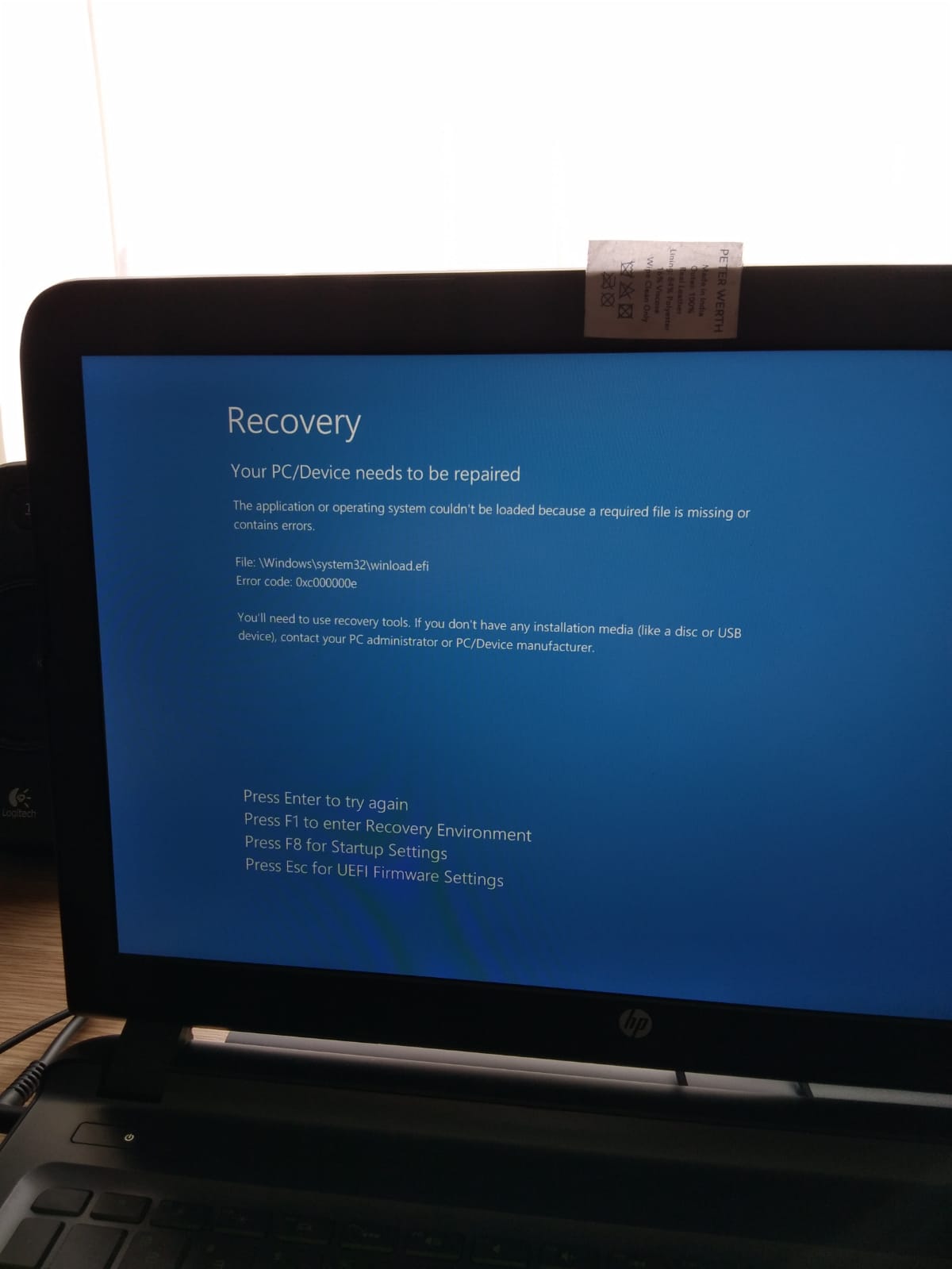 Meet Error 0xce After Installing An Ssd On Hp Pavilion Laptop Microsoft Community