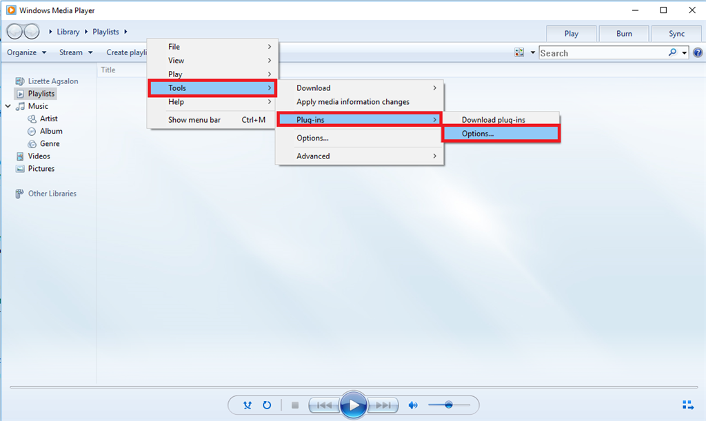 Как подключить windows media player visual studio