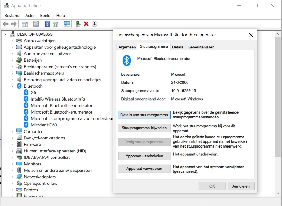 microsoft bluetooth enumerator driver windows 10 download