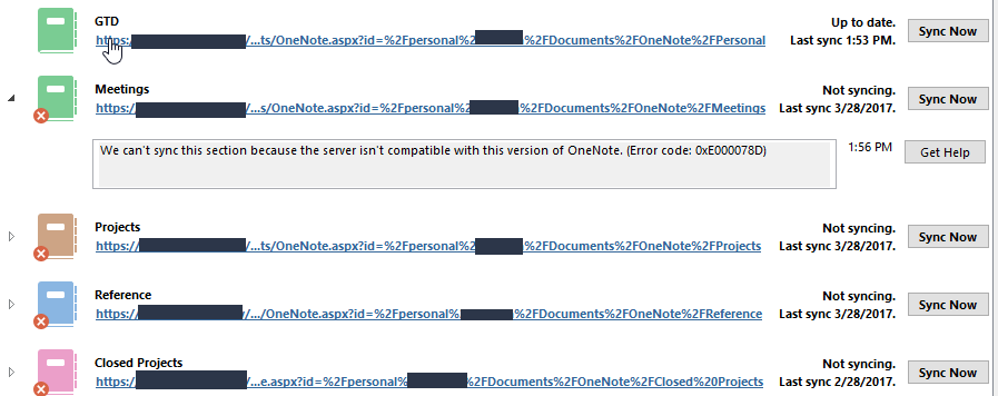 OneNote 2016 Sync Issues - Microsoft Community