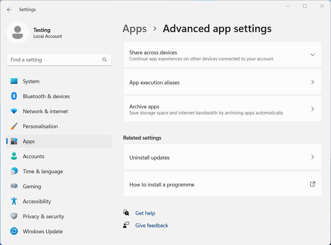 Endless sign in loop in 'Advanced app settings' - Microsoft Community