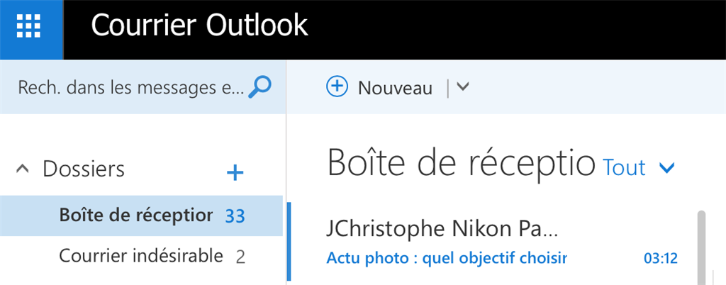 Interface Différente Entre 2 Comptes Outlook.com - Communauté Microsoft