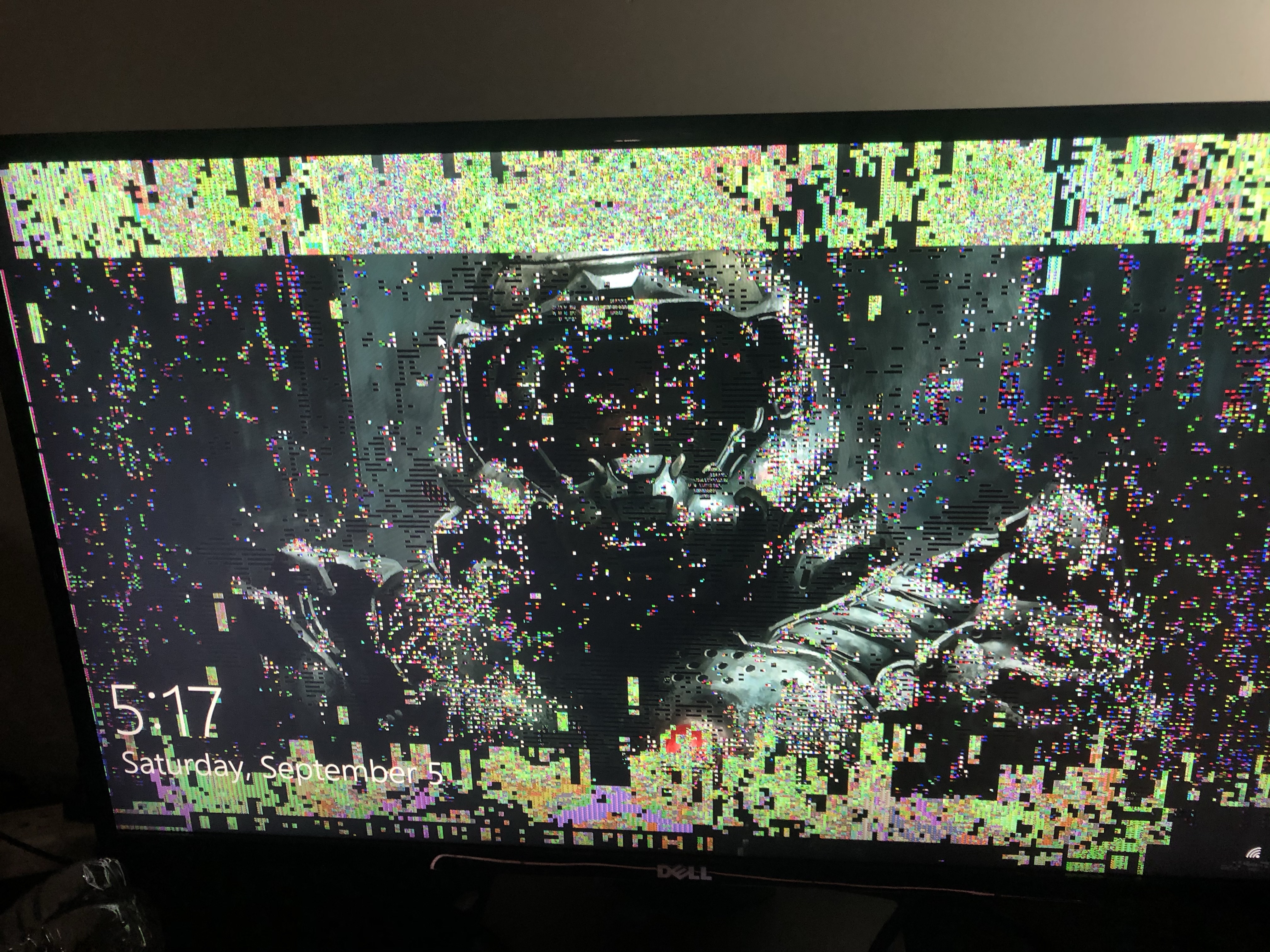 computer screen glitch
