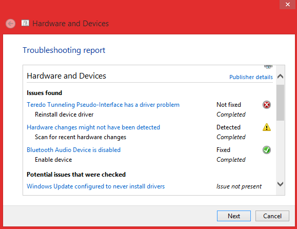 Windows 8 Headphone jack not recognizing my headphones