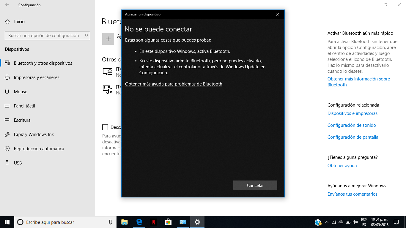 Como activar bluetooth en windows