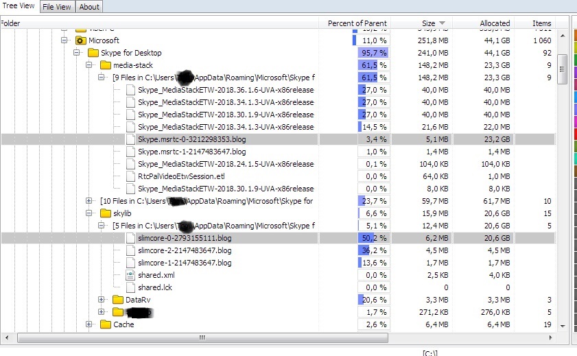 Skype Silently Eat Hdd Space During Call Microsoft Community