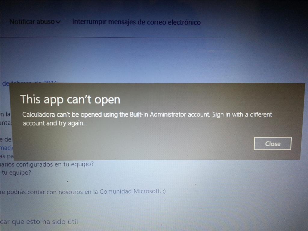 Windows 10 No Puedo Abrir Ninguna Aplicación Calculadora Reprod Microsoft Community 9592