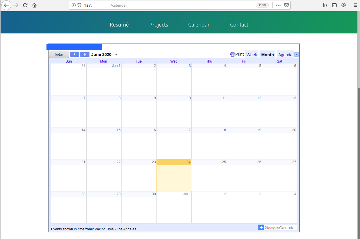 Displaying published calendar in iframe is broken by Microsoft Teams