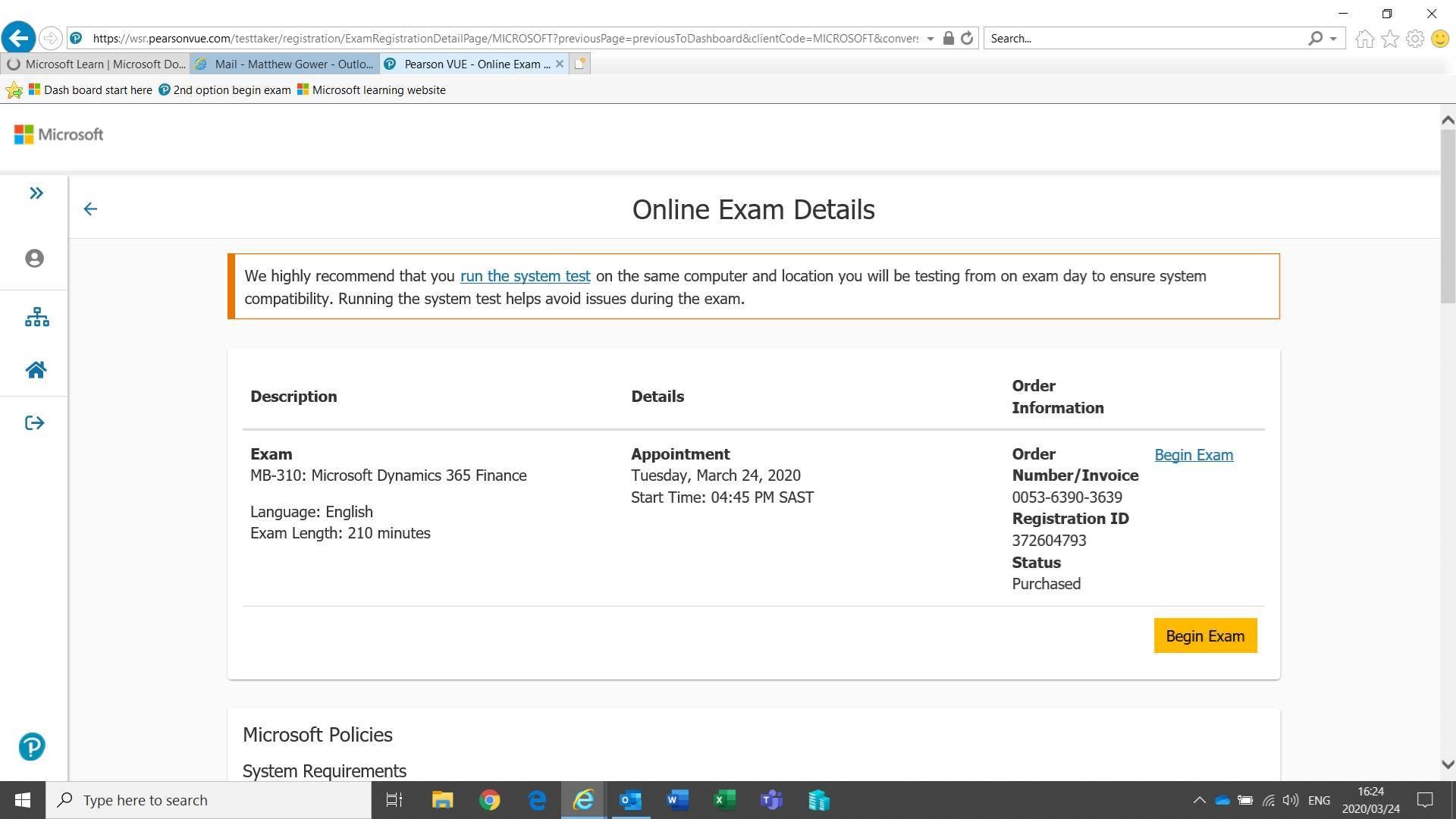 MB-310 Examsfragen