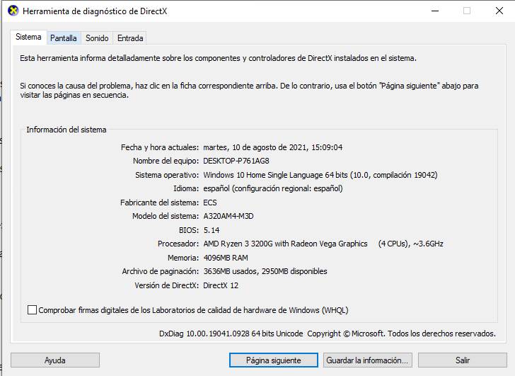 Amd ryzen 3 3200g with radeon vega graphics windows 10 10.0 descarga de controladores new arrivals