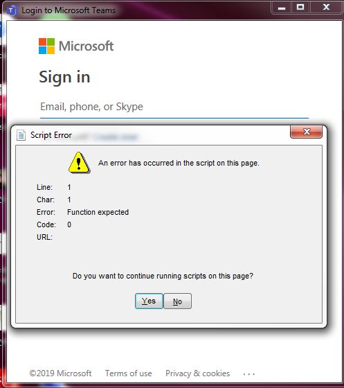 Script Error - Microsoft Community