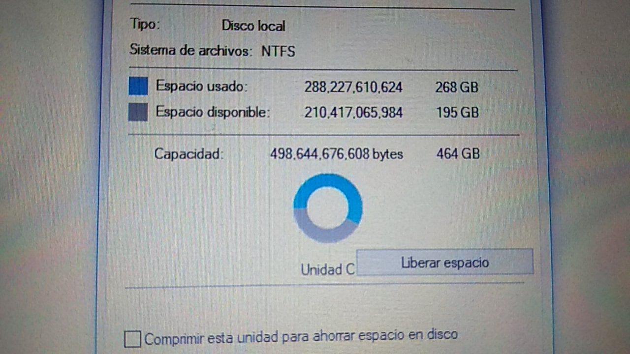 Windows 10 Problema Con Capacidad De Información De Disco Duro Microsoft Community 2852