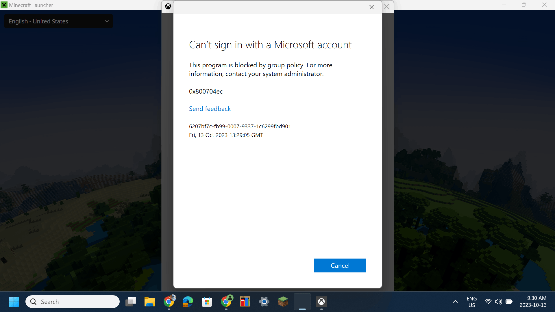 I can't install minecraft launcher on my PC - Microsoft Community