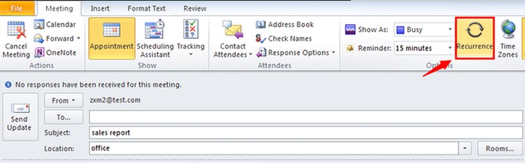 How Do I Schedule A Bi-weekly Skype Meeting In Outlook 2013 Calendar ...