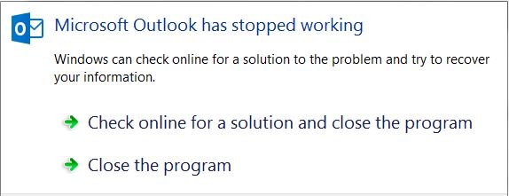 Outlook 2016 Appcrash when opening - Microsoft Community