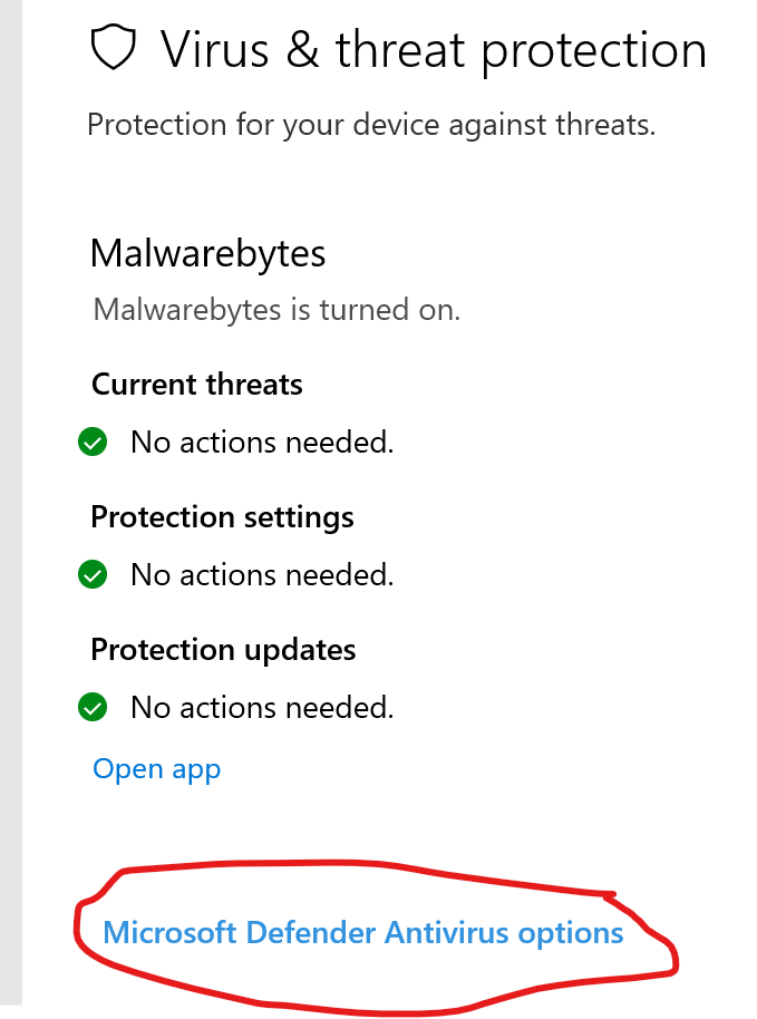 Windows Defender Yellow Exclamation Microsoft Community