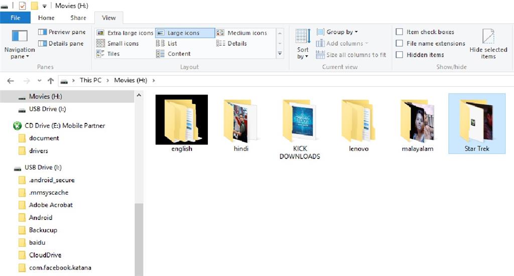 Folder icon in windows explorer appears to be inside a black box - Microsoft  Community