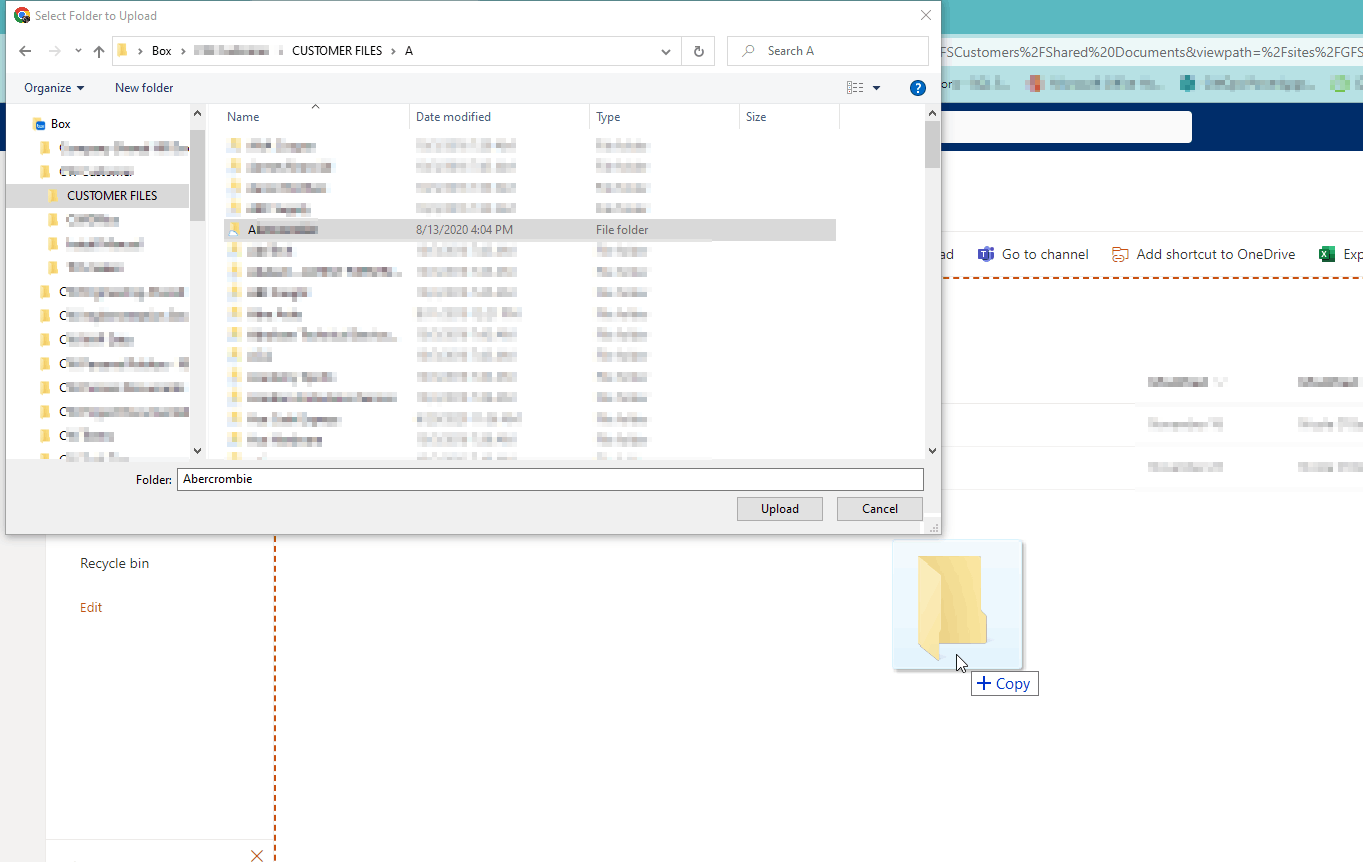 SharePoint Documents Folders - Empty SubFolders When Copied - Microsoft ...