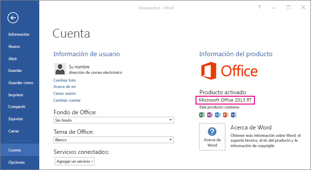 Se me olvido con que cuenta active office365 home - Microsoft Community
